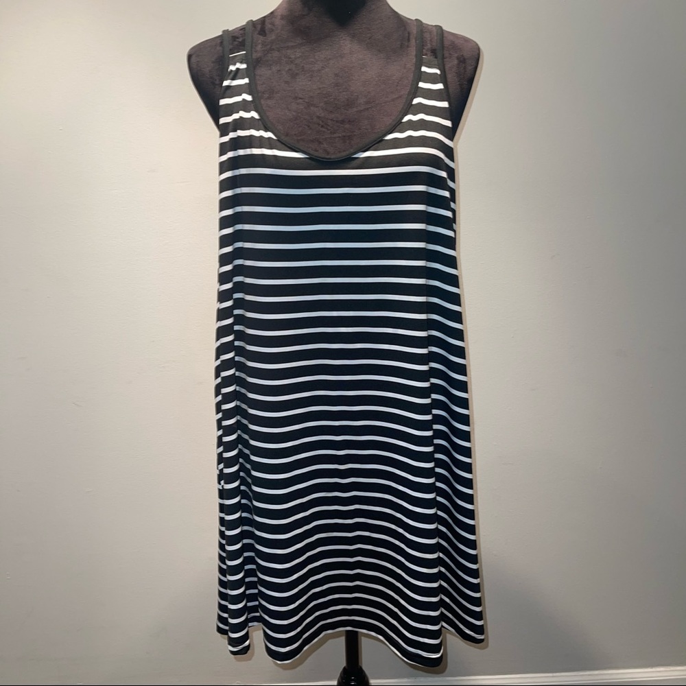 Striped tank dress